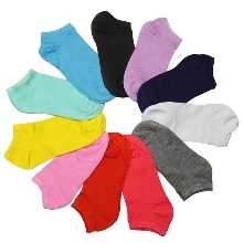 10 Pairs Candy Color Low Cut Women Boat Cotton Socks Ankle Sports Casual  Socks | eBay